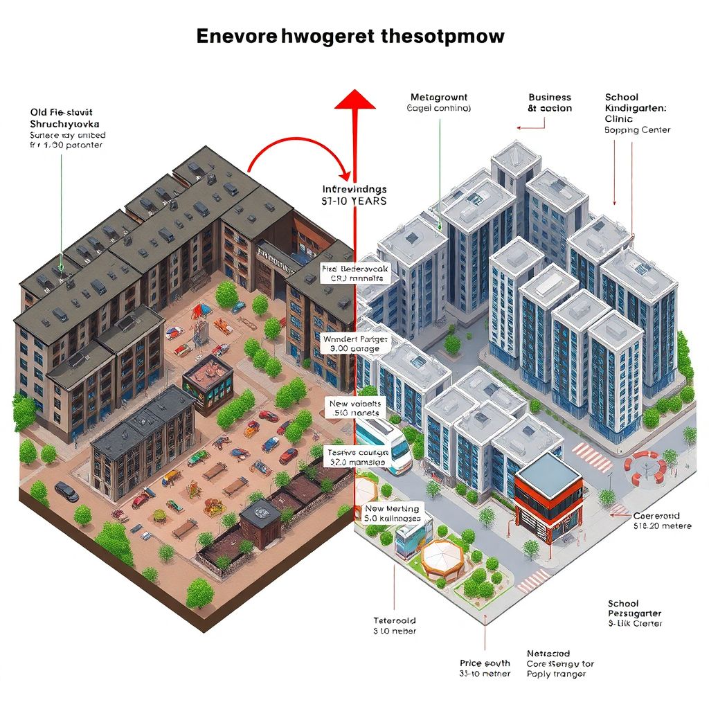 Реновация и комплексное освоение территорий и их влияние на стоимость недвижимости