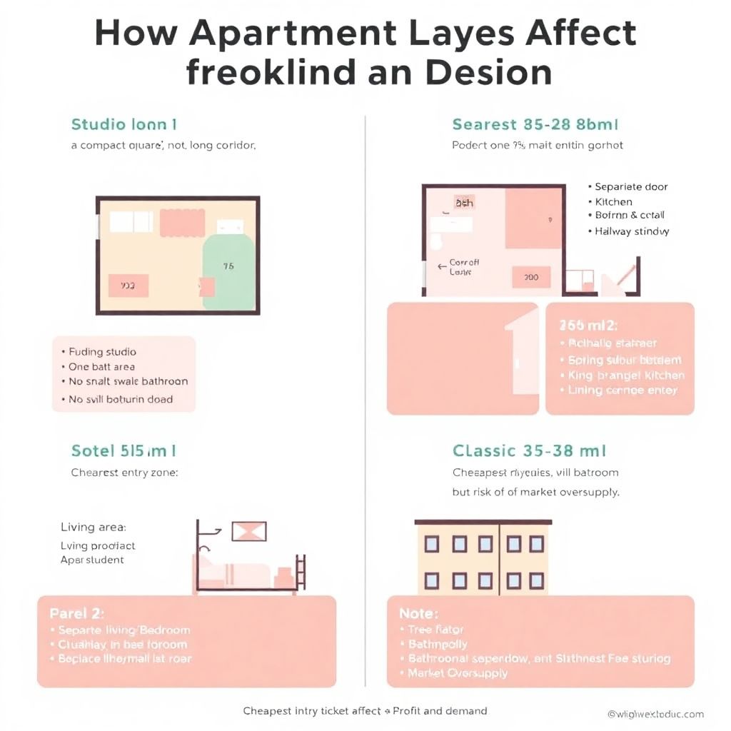 Студии, однушки или евроформат — какой тип планировки самый ликвидный