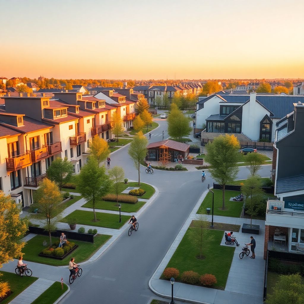 Обзор популярных форматов малоэтажных новостроек: таунхаусы и коттеджные поселки